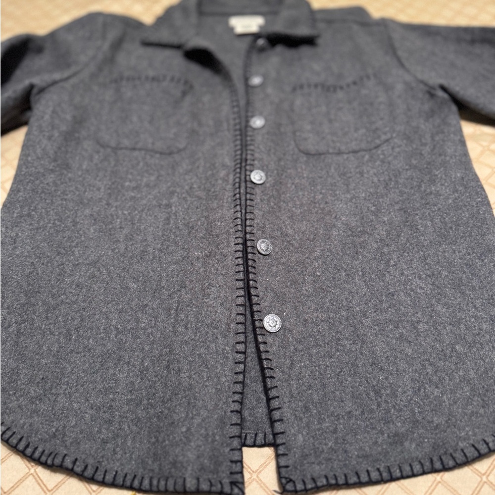 Wool jacket shirt